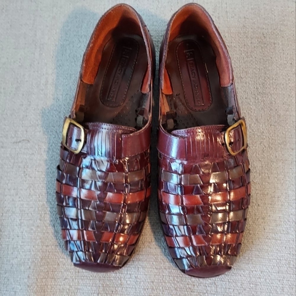 STACY Adams Leather men's slip-on loafers